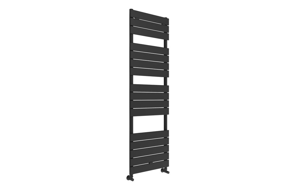 Rivaz Square Ladder Radiator - Brushed Brass, Chrome, Black