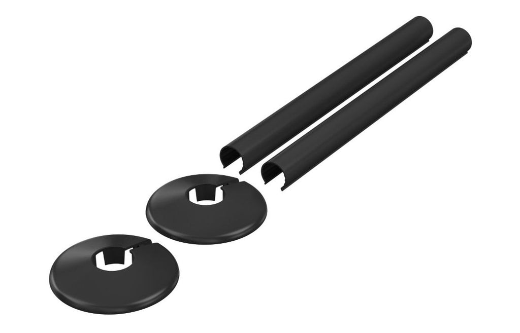 Radiator Pipe Sleeves - Black, Brass, Bronze, Chrome