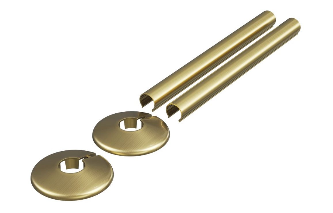 Radiator Pipe Sleeves - Black, Brass, Bronze, Chrome