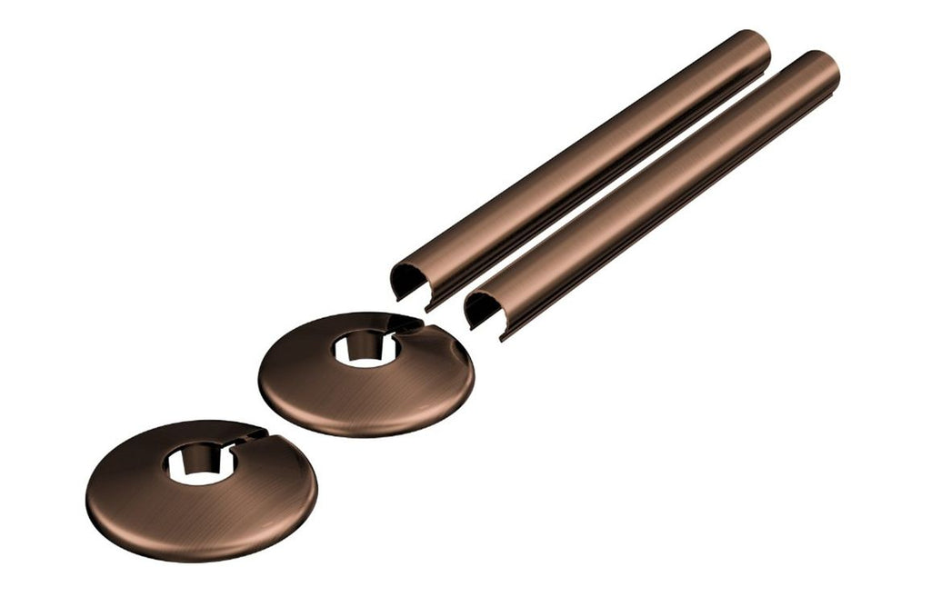 Radiator Pipe Sleeves - Black, Brass, Bronze, Chrome