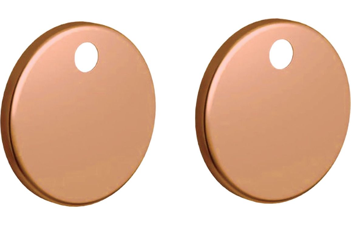 Toilet Seat Cover Caps - Black, White, Brushed Brass, Bronze