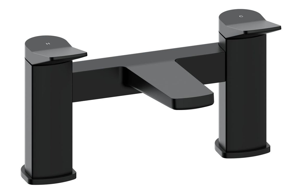 Parlour Bath Filler - Brass, Black, Chrome