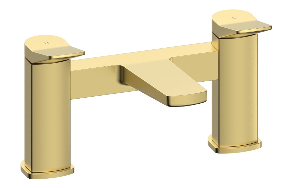 Parlour Bath Filler - Brass, Black, Chrome