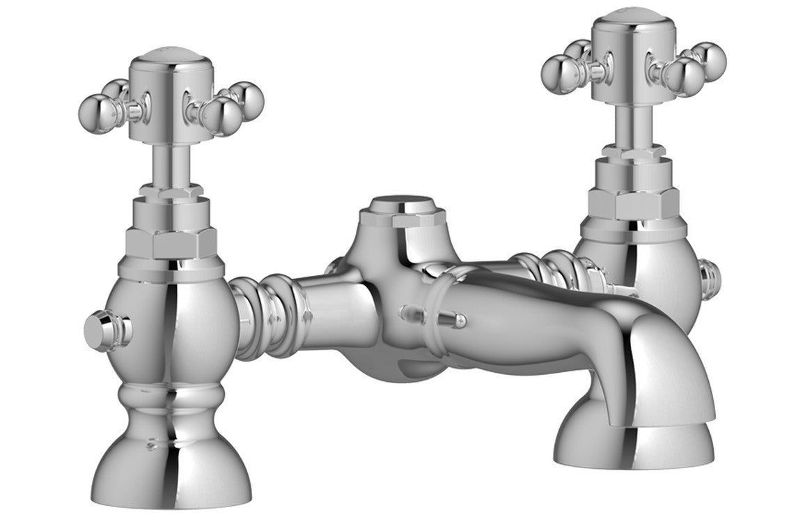 Kad Traditional Bath Filler - Chrome, Brushed Brass