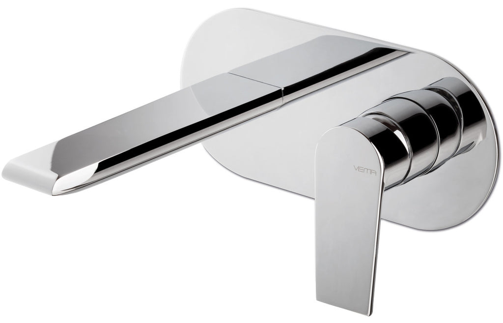 Timea Vema Premium Wall Mounted Basin Mixer - Chrome