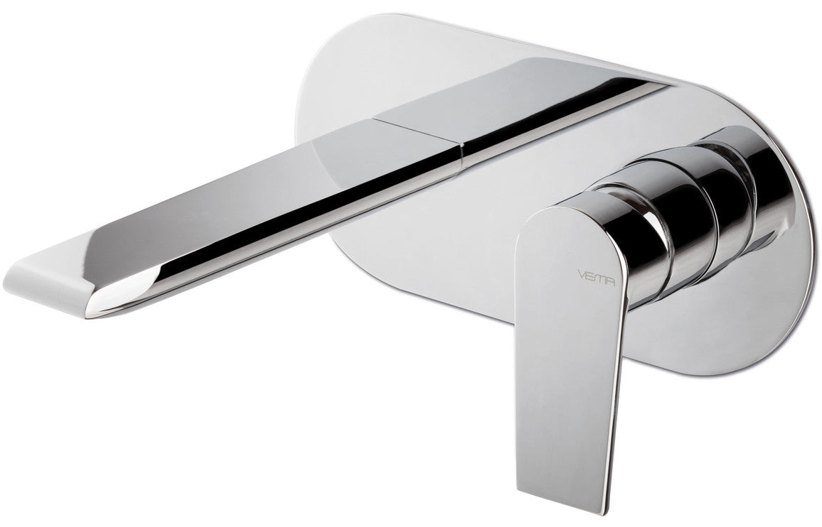 Timea Vema Premium Wall Mounted Basin Mixer - Chrome