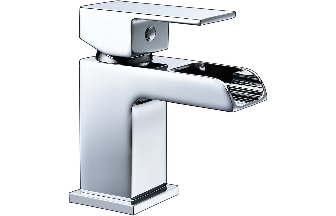 Hann Cloakroom Basin Mixer Tap & Waste - Chrome