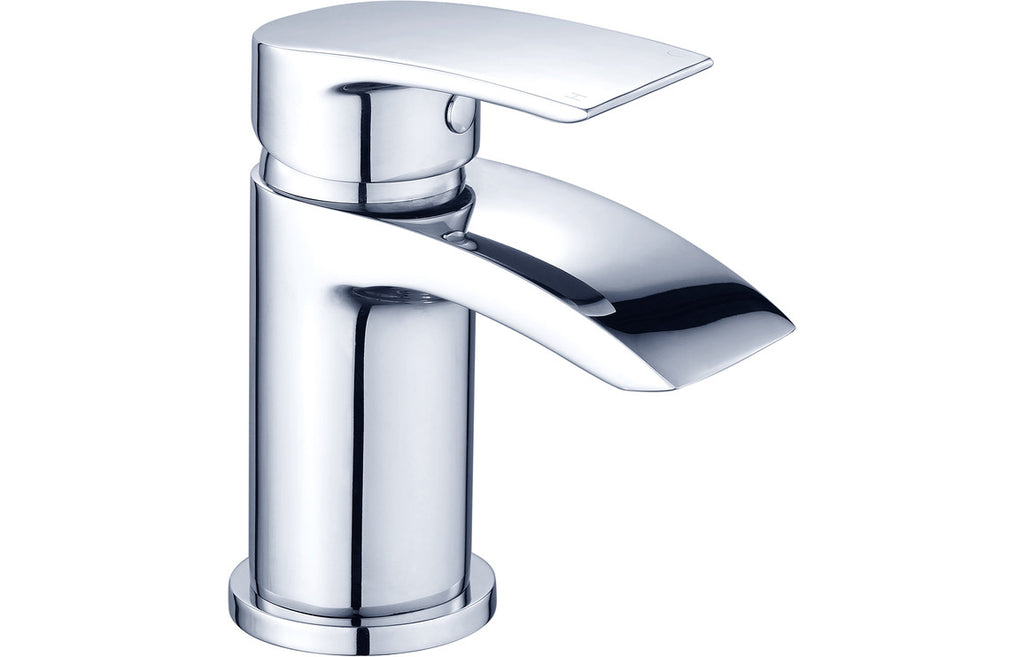 Kive Cloakroom Basin Mixer Tap & Waste - Chrome