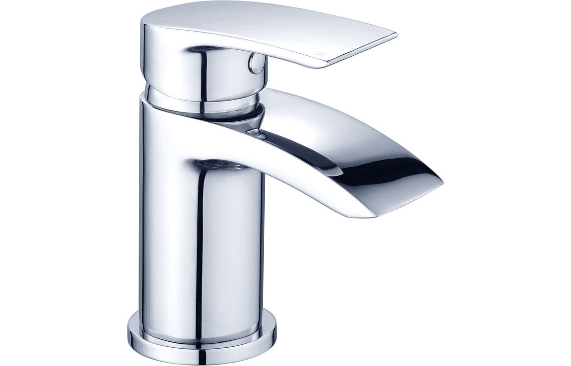 Kive Cloakroom Basin Mixer Tap & Waste - Chrome