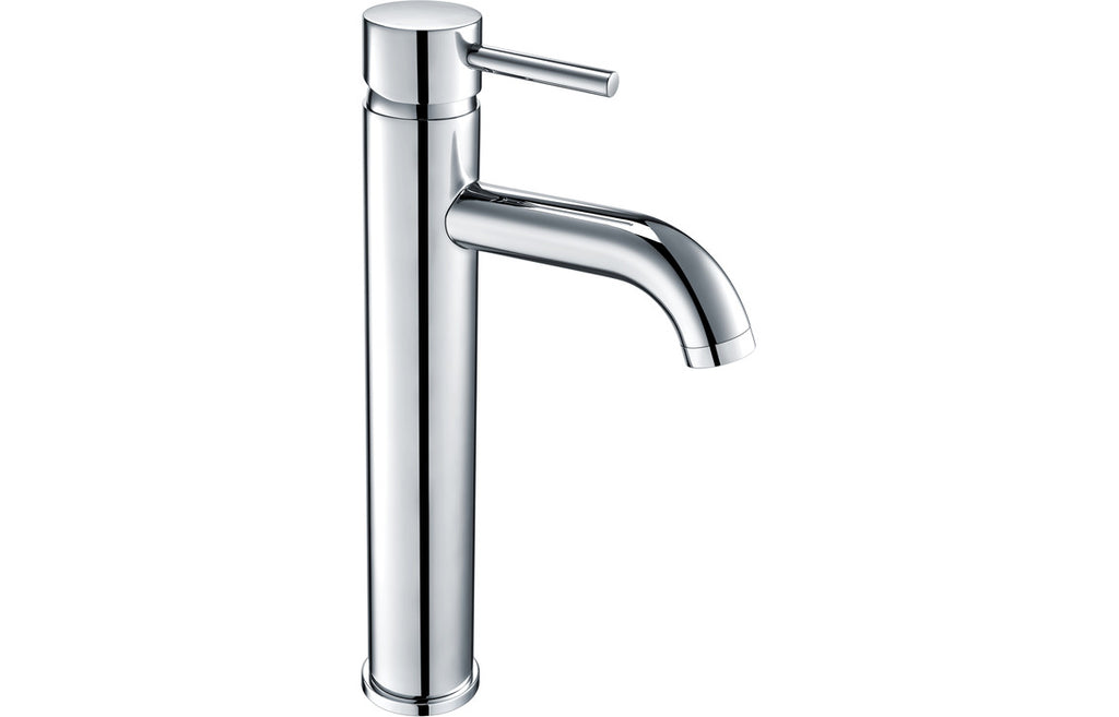 Lash Tall Basin Mixer Tap - Brass, Black, Chrome, Bronze