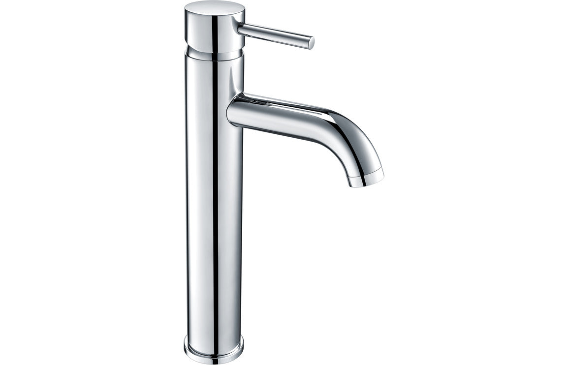 Lash Tall Basin Mixer Tap - Brass, Black, Chrome, Bronze