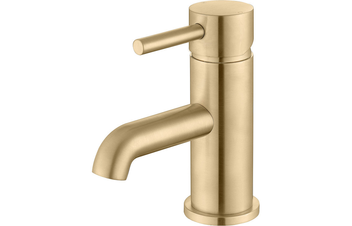 Lash Cloakroom Basin Mixer Tap & Waste - Brass, Black, Chrome, Bronze