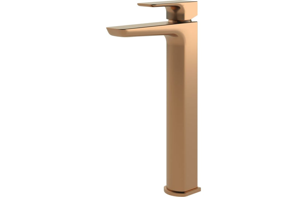 Abiro Tall Basin Mixer Tap - Brass, Black, Chrome, Bronze