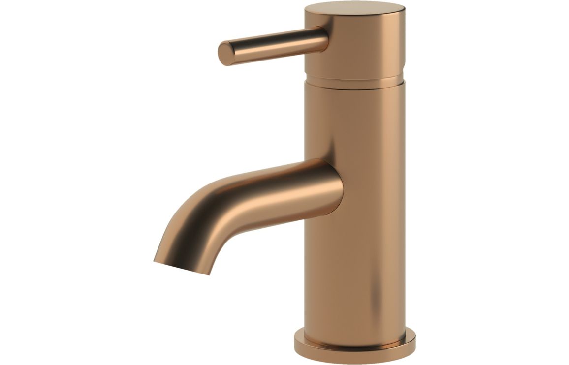 Lash Cloakroom Basin Mixer Tap & Waste - Brass, Black, Chrome, Bronze