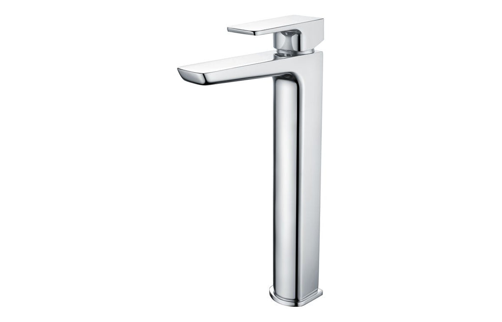 Abiro Tall Basin Mixer Tap - Brass, Black, Chrome, Bronze