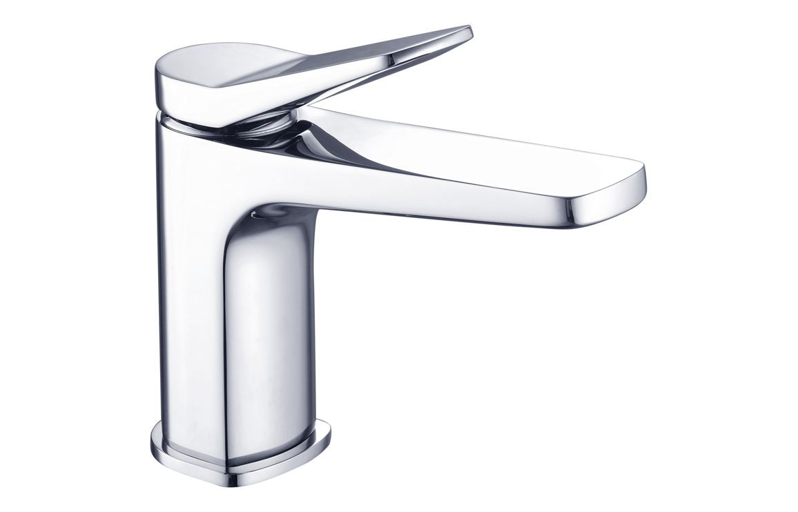 Parlour Basin Mixer Tap & Waste - Brass, Black, Chrome