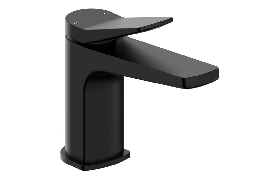 Parlour Basin Mixer Tap & Waste - Brass, Black, Chrome