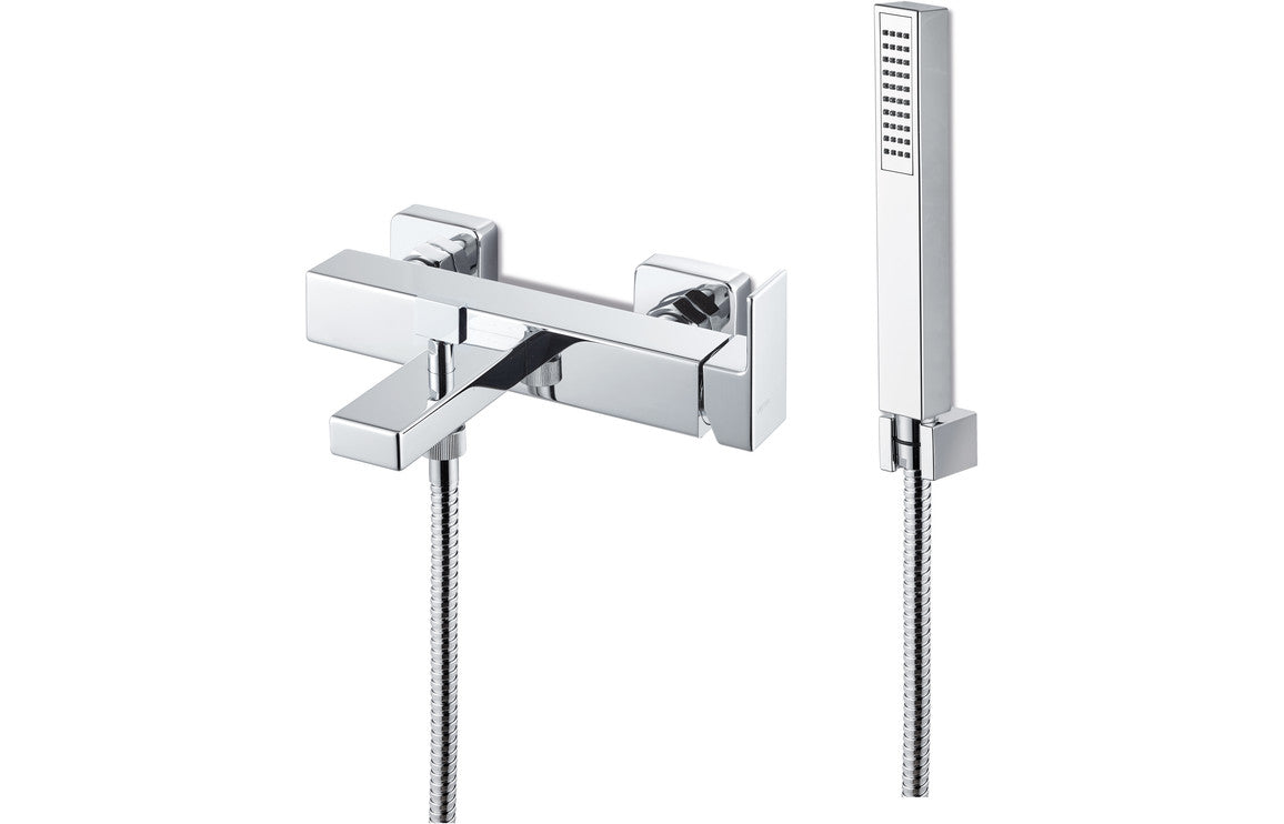 Lys Vema Premium Wall Mounted Bath/Shower Mixer - Chrome