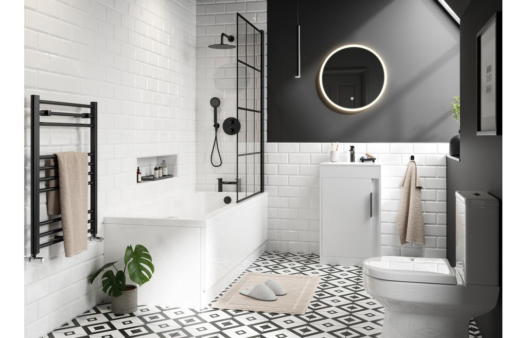 Aire 400/500mm Floorstanding/ Wall Hung Unit & Basin - White Gloss