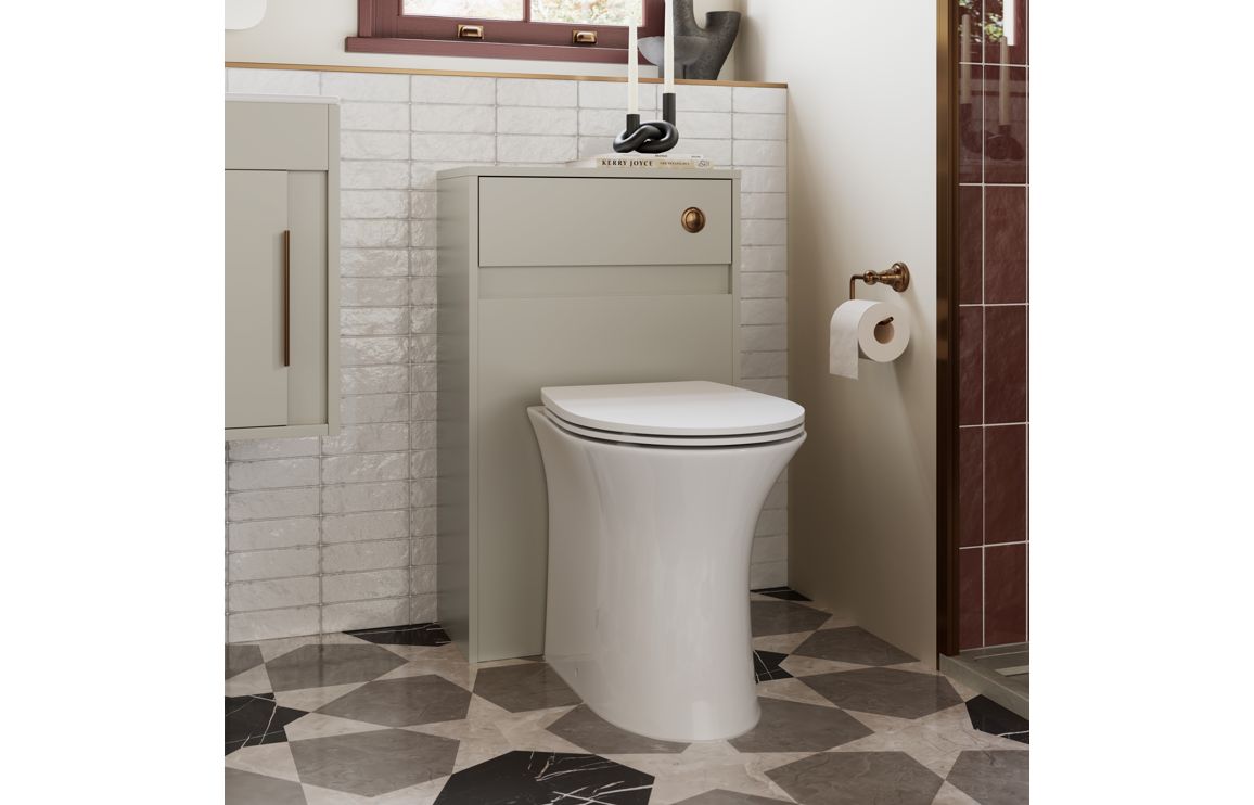 Aire 400/500mm Floorstanding/ Wall Hung Unit & Basin - Matt Latte