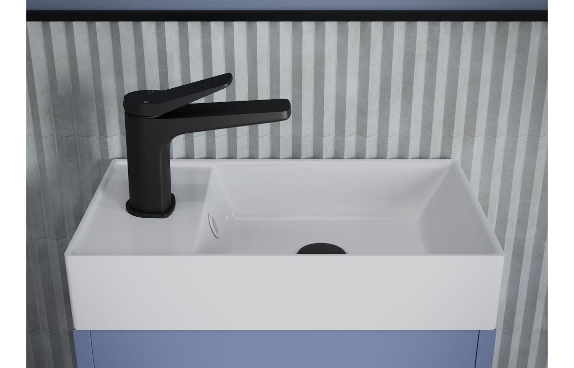 Parlour Basin Mixer Tap & Waste - Brass, Black, Chrome