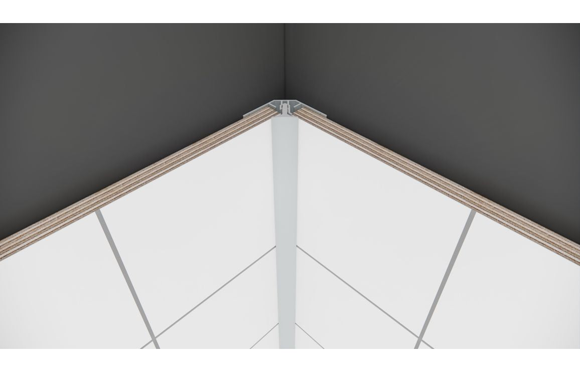 Internal Corner Profile for Wall Panel 2-Part 2400 mm