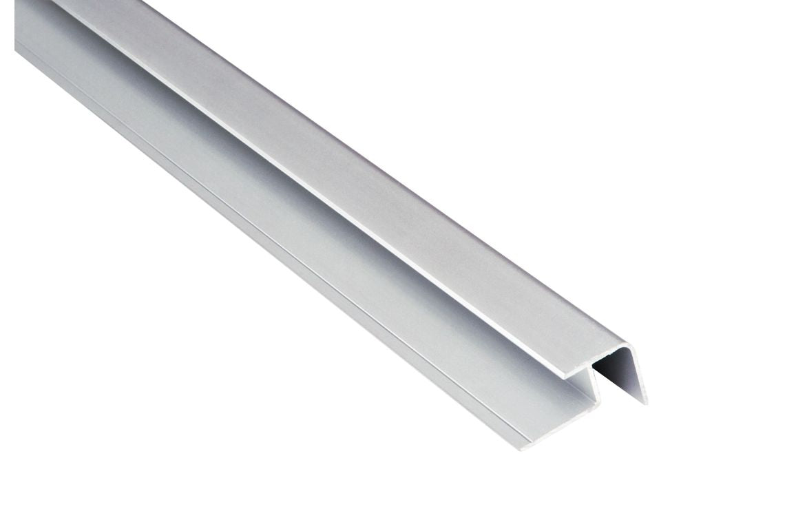 Square External Profile for Wall Panel 2400 mm - Black, Aluminium