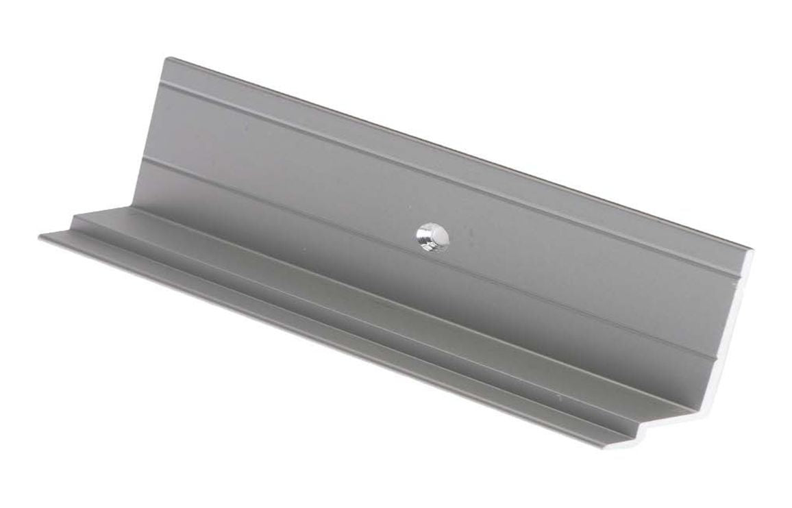 Base Profile for Wall Panel 2400 mm - Black, Aluminium