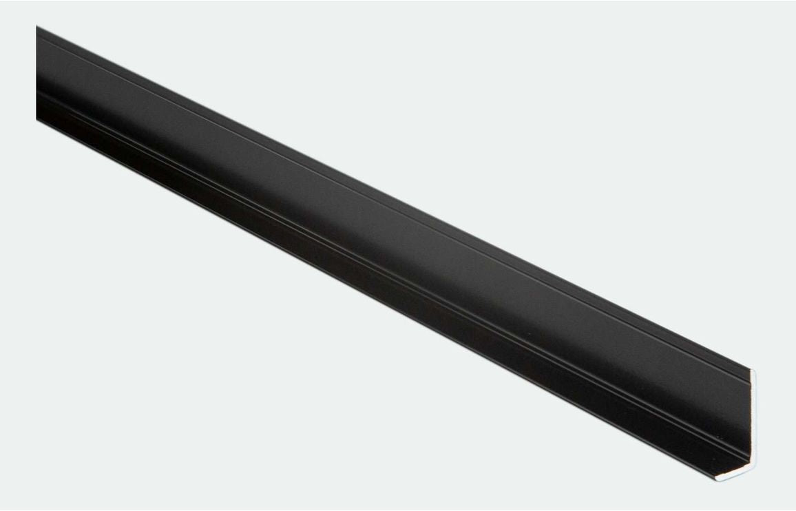 L-Shaped Large Profile for Wall Panel 2400 mm - Black, Aluminium, White