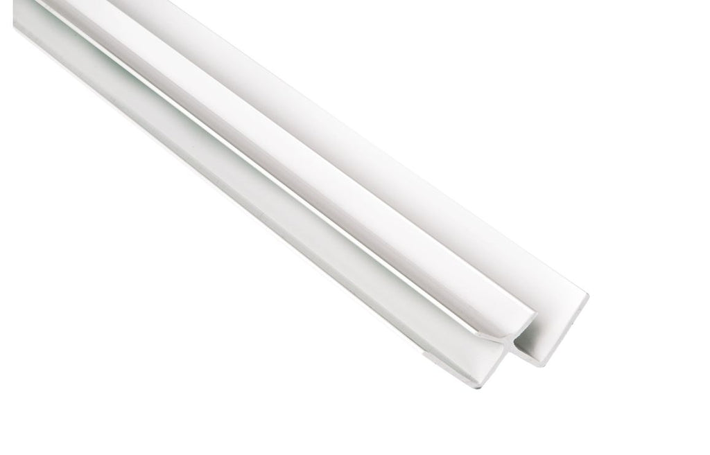 Internal Corner Profile for Wall Panel 2400 mm - Chrome, White, Aluminium