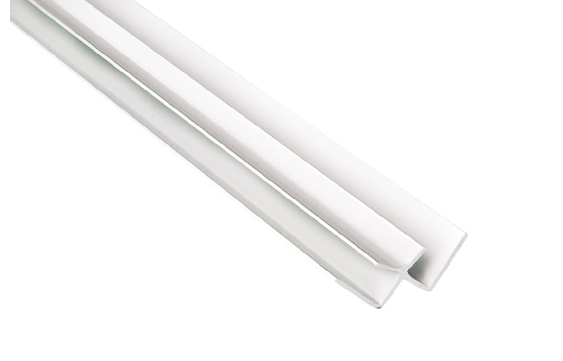 Internal Corner Profile for Wall Panel 2400 mm - Chrome, White, Aluminium