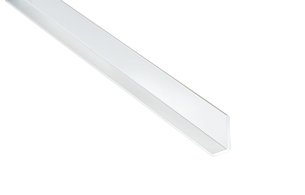 L-Shaped Large Profile for Wall Panel 2400 mm - Black, Aluminium, White