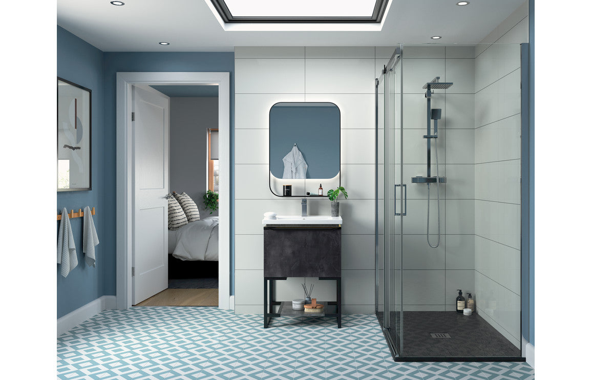 Diwa Shower Side Panel - Chrome
