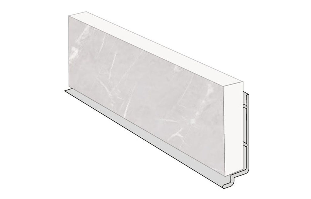 Base Profile for Wall Panel 2400 mm - Black, Aluminium