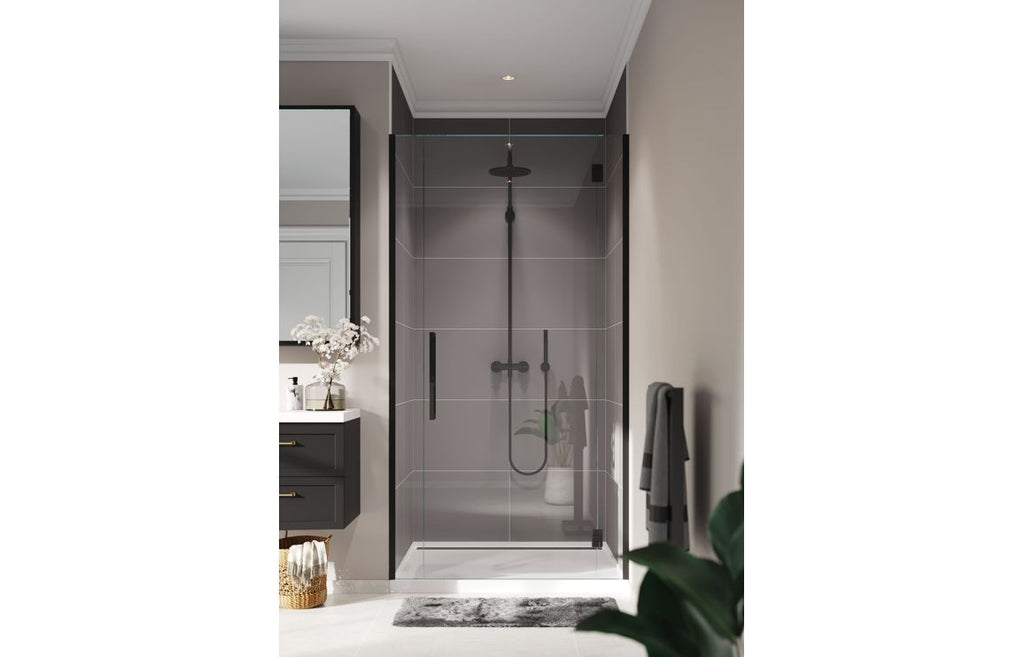Aberdeen Grey Contemporary Tile Effect Wall Panel - 2400 x 600 mm
