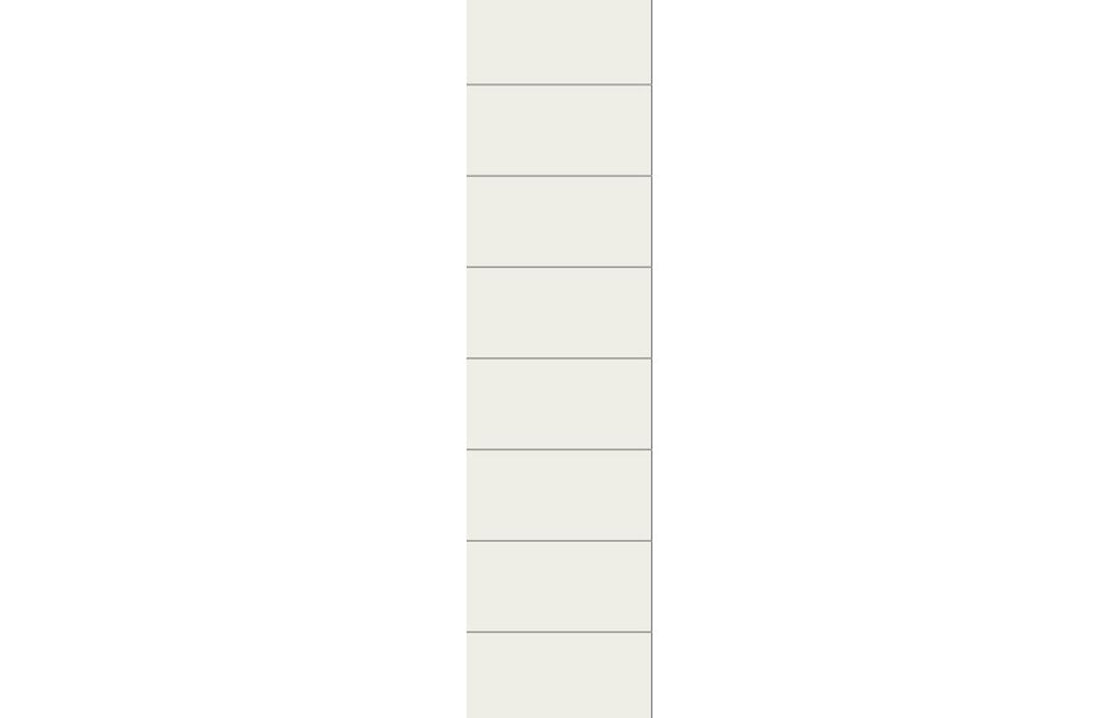Athens White Contemporary Tile Effect Wall Panel - 2400 x 600 mm