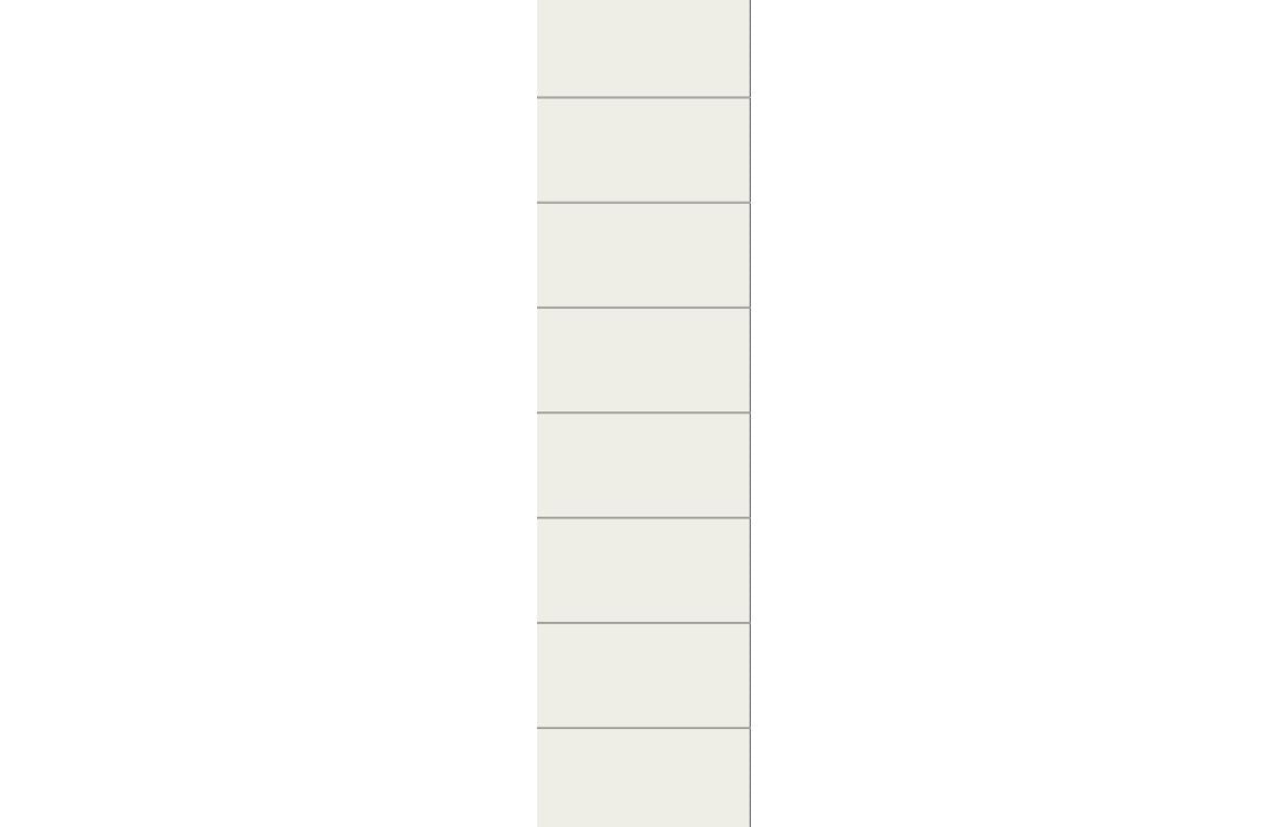 Athens White Contemporary Tile Effect Wall Panel - 2400 x 600 mm