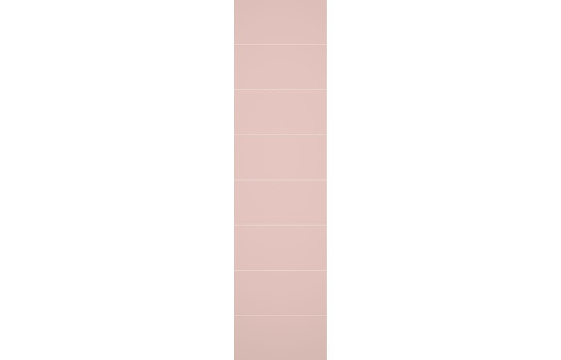 Dusky Pink Contemporary Tile Effect Wall Panel - 2400 x 600 mm