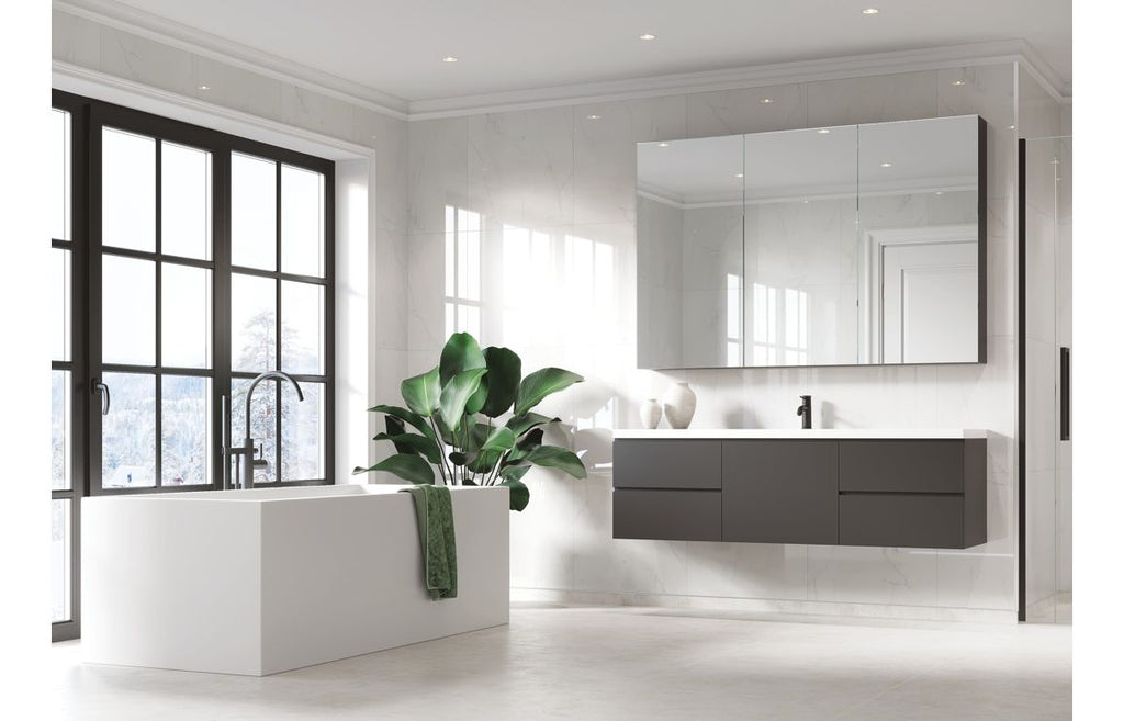 Bright Marble Tile Effect Wall Panel - 2400 x 600 mm