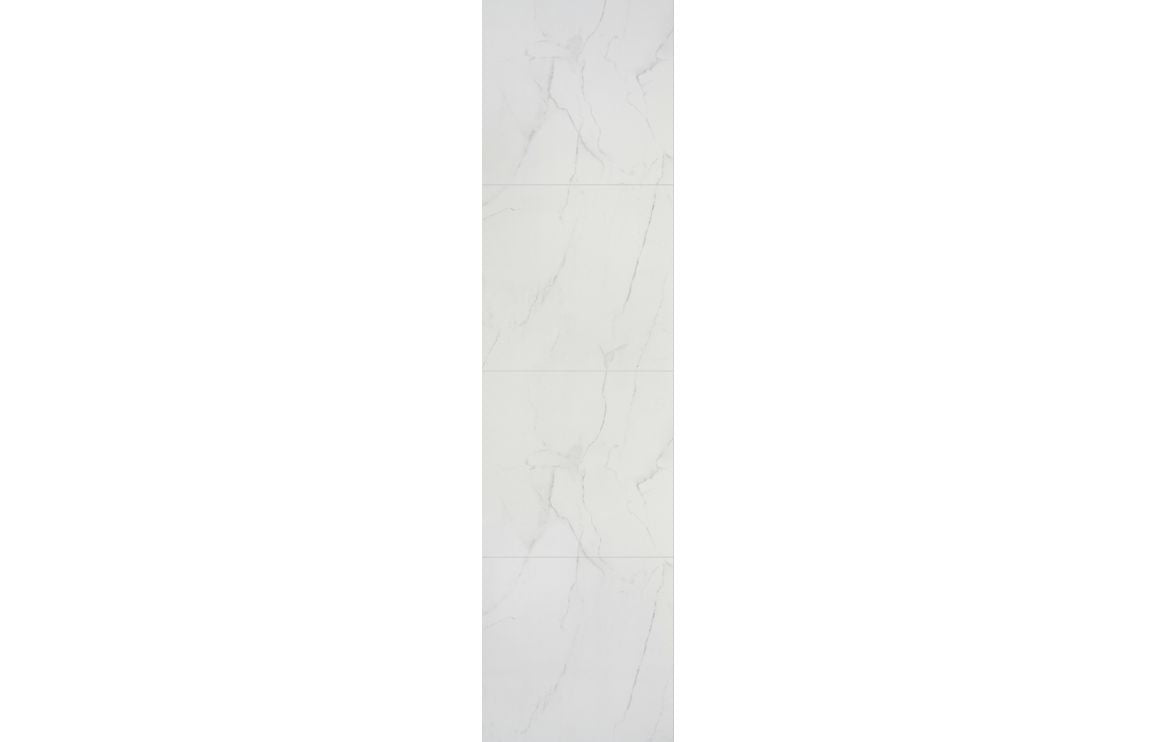 Bright Marble Tile Effect Wall Panel - 2400 x 600 mm