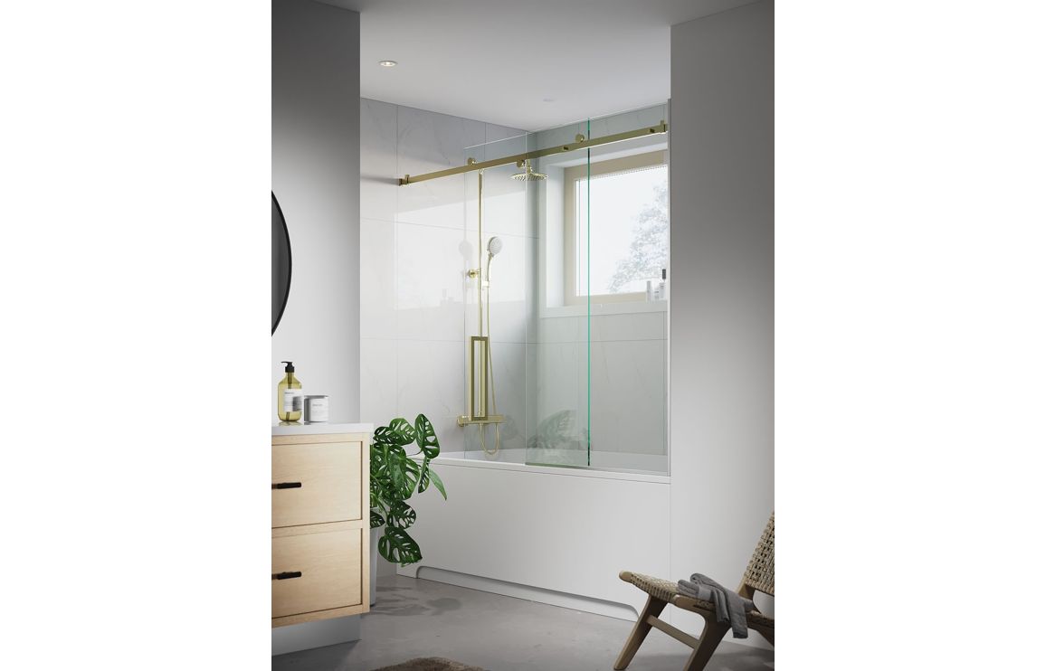 Bright Marble Tile Effect Wall Panel - 2400 x 600 mm