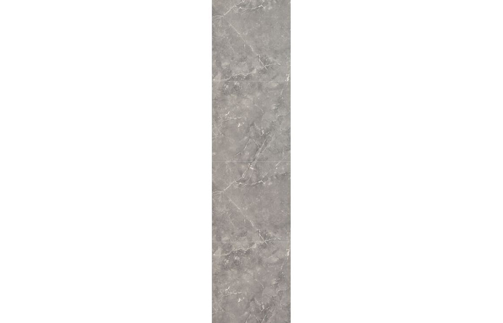 Grey Marble Tile Effect Wall Panel - 2400 x 600 mm