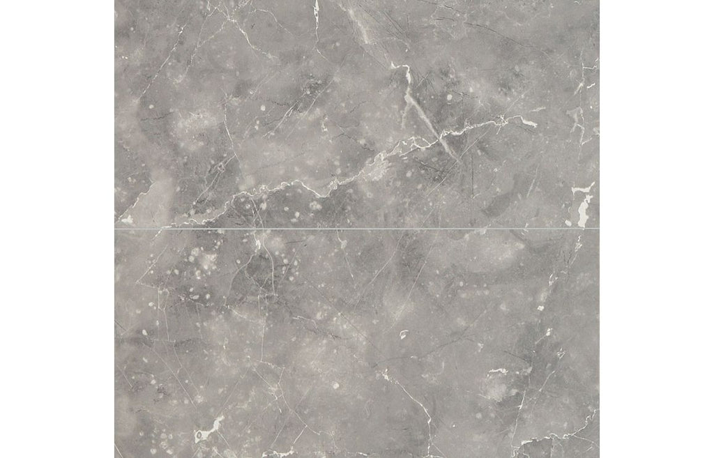 Grey Marble Tile Effect Wall Panel - 2400 x 600 mm