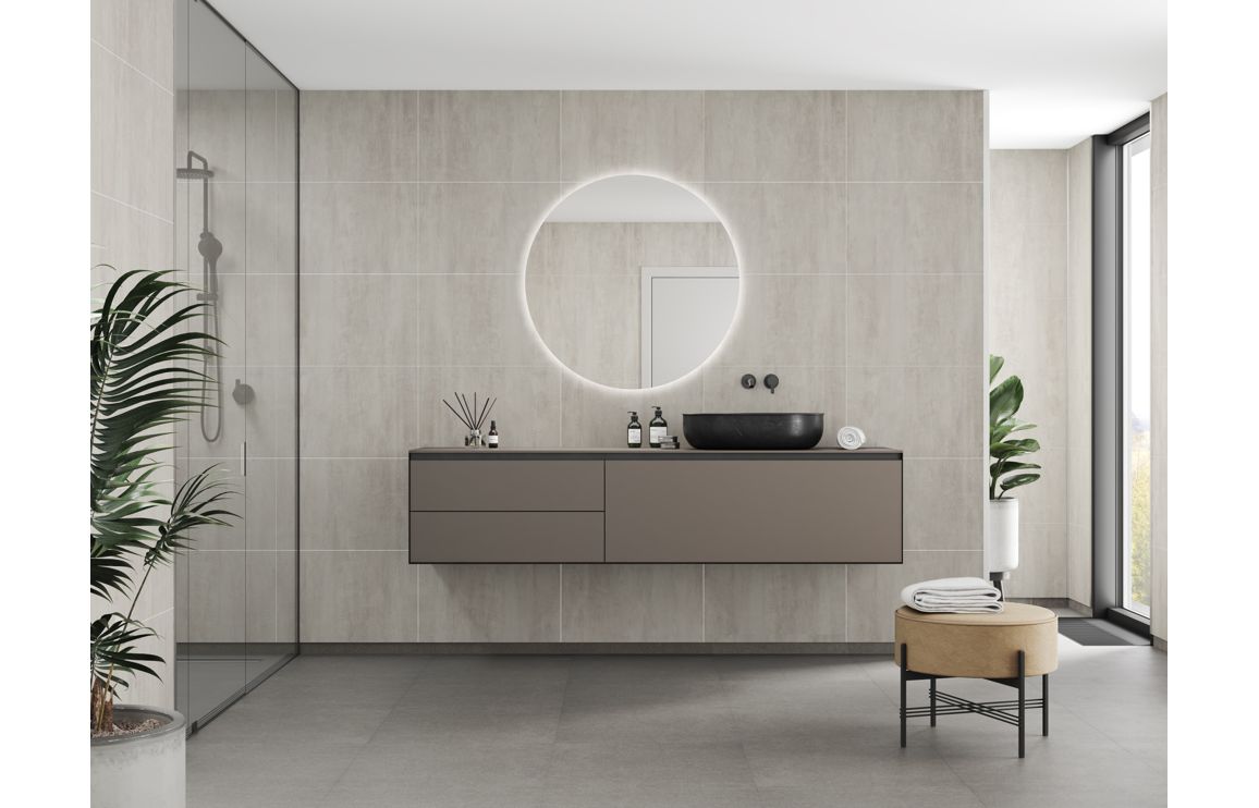 Abbey Shale Scandinavian Tile Effect Wall Panel - 2400 x 600 mm