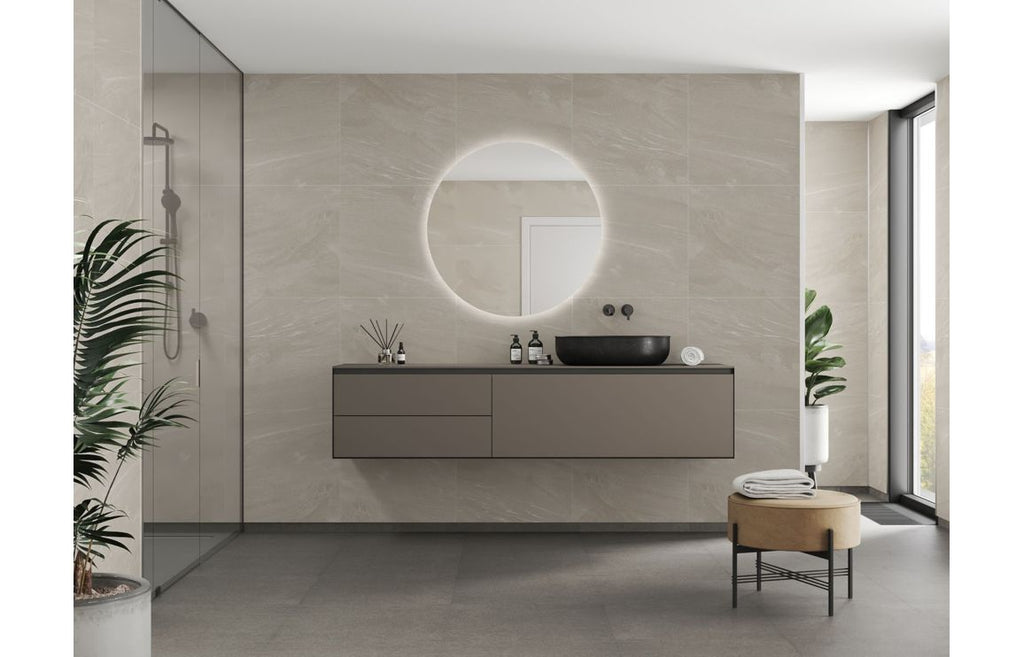 Beige Stone Scandinavian Tile Effect Wall Panel - 2400 x 600 mm