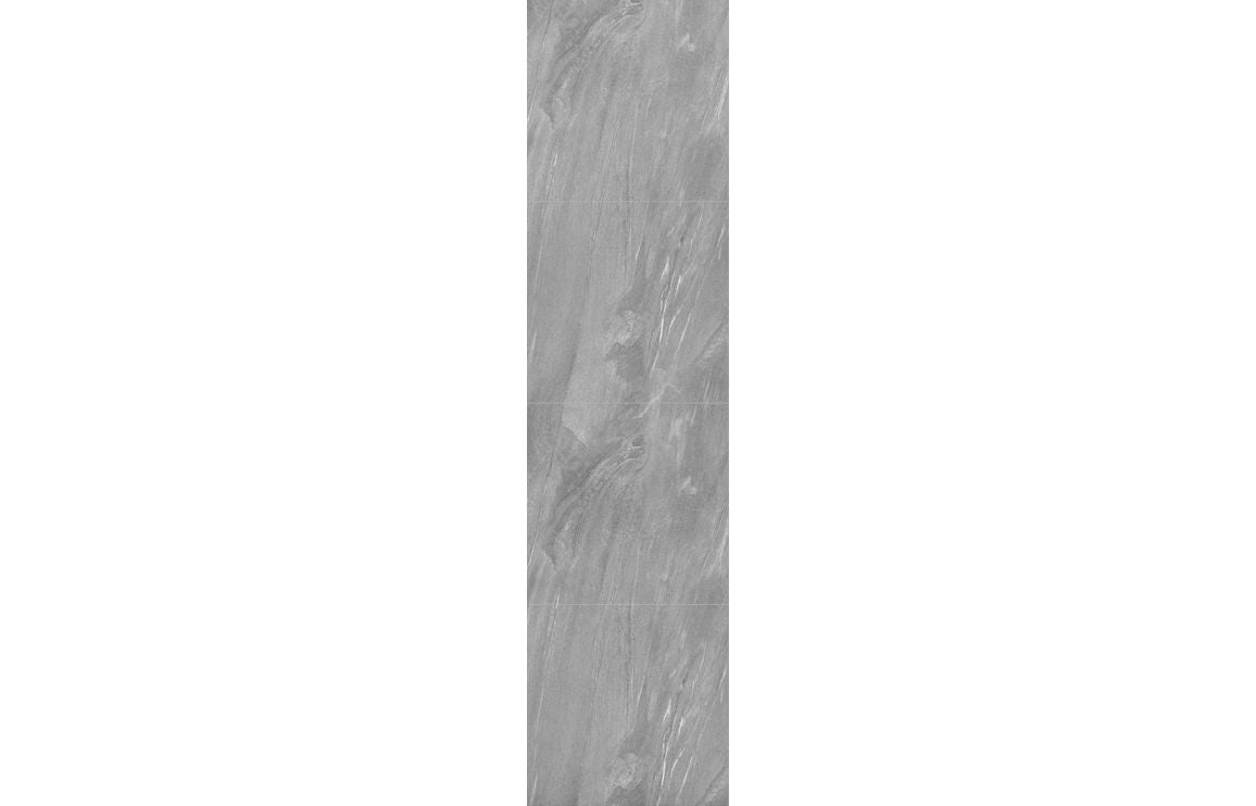 Grey Stone Scandinavian Square Tile Effect Wall Panel - 2400 x 600 mm