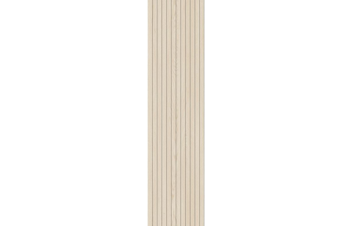 Light Wood Scandinavian Slat Wood Effect Wall Panel - 2400 x 600 mm