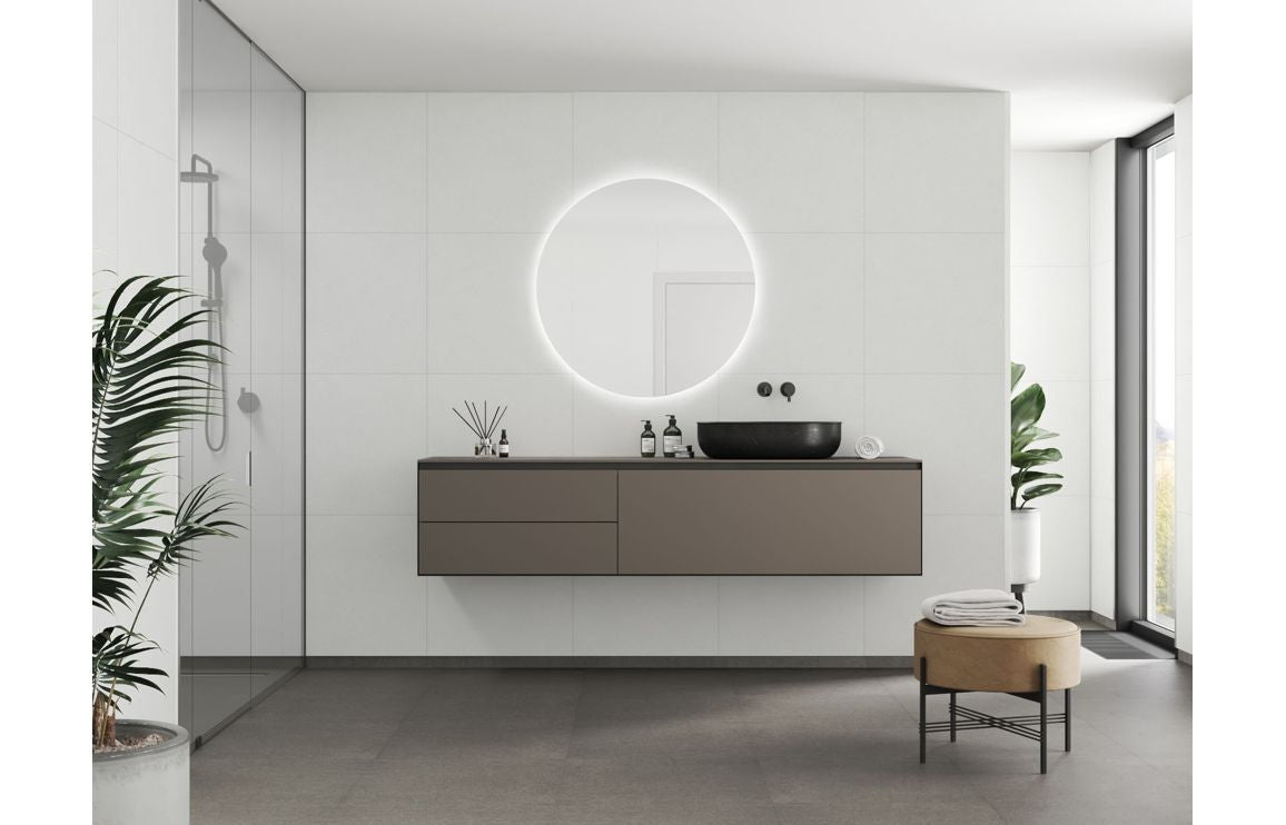 Moonstone Scandinavian Square Tile Effect Wall Panel - 2400 x 600 mm