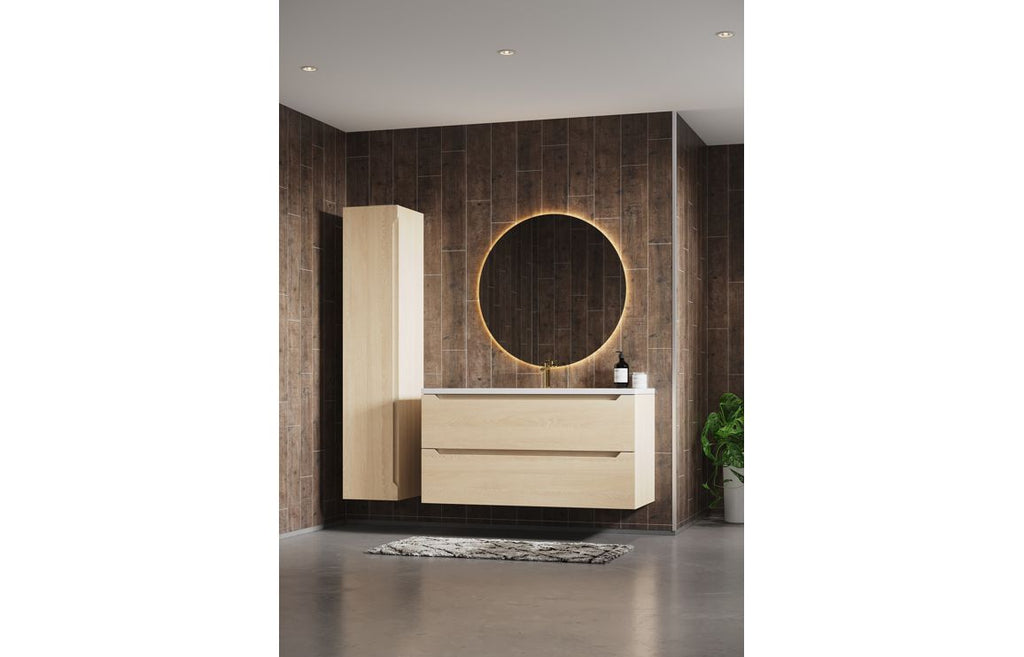Rough Wood Scandinavian Vertical Plank Wood Effect Wall Panel - 2400 x 600 mm