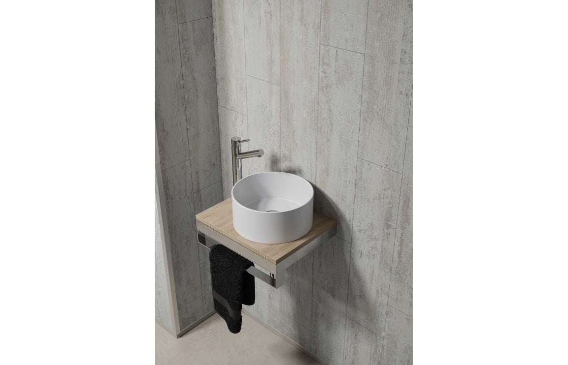 Shabby Chic Scandinavian Vertical Plank Rustic Wood Effect Wall Panel - 2400 x 600 mm